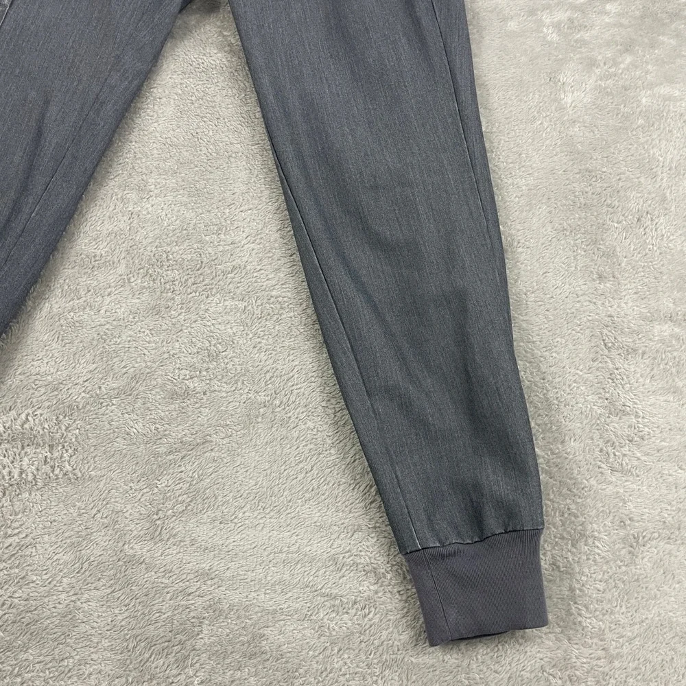 FIGS Zamora Jogger Scrub Pant Womens XS Gray Slim Fit Elastic Waist Pocket Nurse - Picture 5 of 15